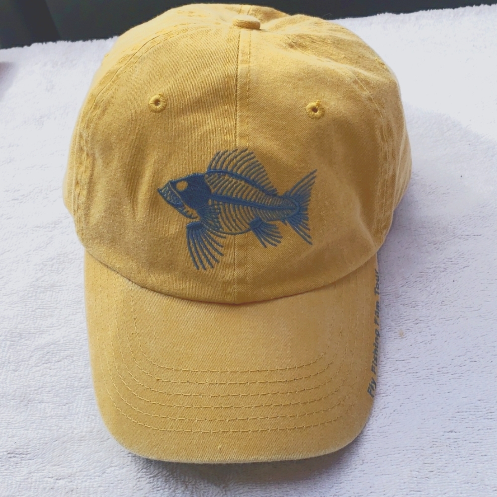 Vintage Limited Film tour FishPond Fly fishing embroider Yellow Trucker …